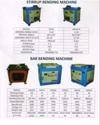 Semi Automatic TMT Bar Bending Machine